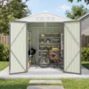 Patiowell 6x4 Metal Shed with Floor Frame